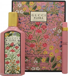 gucci flora gorgeous gardenia woda perfumowana 100 ml   zestaw 