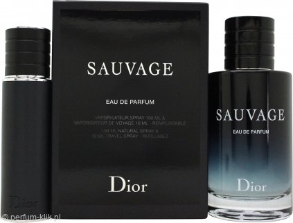dior sauvage woda perfumowana 100 ml   zestaw 