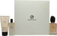 Giorgio Armani Si Gift Set 50ml EDP + 50ml Body Lotion + 15ml EDP