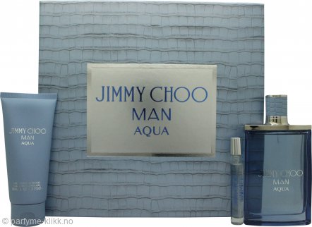 Jimmy Choo Man Aqua Gavesett 100ml EDT + 100ml Dusjgel + 7,5ml EDT