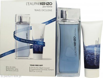 kenzo l'eau par kenzo pour homme woda toaletowa 100 ml   zestaw 