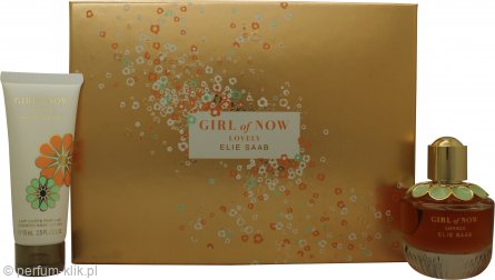elie saab girl of now lovely woda perfumowana 50 ml   zestaw 