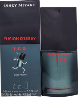 Issey Miyake Fusion d'Issey IGO Eau de Toilette 80ml Spray + 20ml Cap To Go