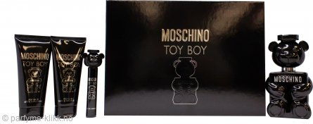 Moschino Toy Boy Gift Set 100ml EDP + 100ml Bath & Shower Gel + 100ml After Shave Balm + 10ml EDP