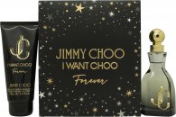 Photos - Women's Fragrance JIMMY CHOO I Want Choo Forever Gift Set 60ml EDP + 100ml Body Lotion 