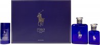 Ralph Lauren Polo Blue Gift Set 125ml EDT + 40ml EDT + 75g Deodorant Stick