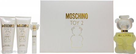 moschino toy 2 woda perfumowana 100 ml   zestaw 