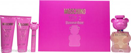 Moschino Toy 2 Bubble Gum Gift Set 100ml EDT + 100ml Shower Gel + 100ml Body Lotion + 10ml EDT
