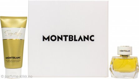 Mont Blanc Signature Absolue Gift Set 50ml EDP + 100ml Body Lotion