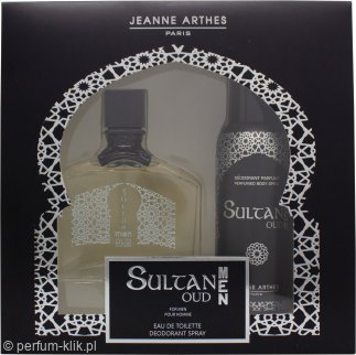 jeanne arthes sultan oud woda perfumowana 100 ml   zestaw 