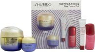 Click to view product details and reviews for Shiseido vital perfection gift set 50ml cream 15ml overnight firming treatment 10ml power infusing concentrate 3ml eye treatment.