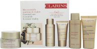 Click to view product details and reviews for Clarins nutri lumière gift set 50ml day cream 50ml renewing treatment essence 15ml night cream.