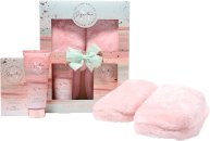 Click to view product details and reviews for The kind edit co signature slippers gift set 150ml body wash 100g bath crystals 1 pair slippers.