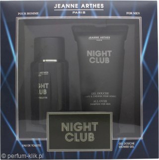 jeanne arthes night club woda toaletowa 100 ml   zestaw 