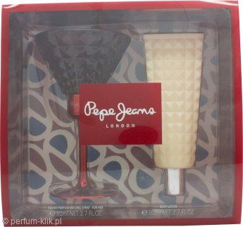 pepe jeans london calling for her woda perfumowana 80 ml   zestaw 