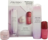 Click to view product details and reviews for Shiseido brightening essentials eye gift set 50ml gel cream 15ml eye cream 15ml power infusing concentrate power brightening mask.