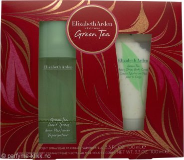 Elizabeth Arden Green Tea Gavesett 100ml EDP + 100ml Green Tea Honey Drops Fuktighetskrem