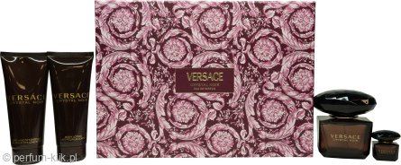 versace crystal noir woda toaletowa 90 ml   zestaw 