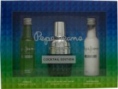 Click to view product details and reviews for Pepe jeans for him cocktail gift set 30ml edt 50ml shower gel 50ml aftershave balm.