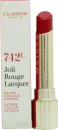 Clarins Joli Rouge Lacquer Lipstick 3.5g - 742 Joli Rouge