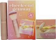 Benefit Shellie Blush Cheek-End Getaway Set 6g Shellie Blush + Multitasking Brush
