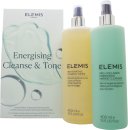 Click to view product details and reviews for Elemis energising cleanse tone duo 400ml rehydrating ginseng toner 400ml pro collagen energising marine cleanser.