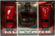 Mustang Red Gift Set 100ml EDT + 100ml Aftershave Balm + 100ml Body Wash