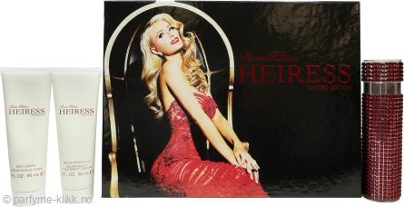 Paris Hilton Heiress Limited Edition Gift Set 100ml EDP + 90ml Bath & Shower Gel + 90ml Body Lotion