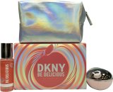 DKNY Be Delicious Fresh Blossom Gift Set 100ml EDP + 125ml Body Mist + Pouch