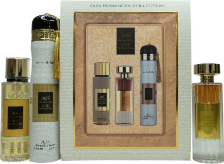 ard al zaafaran oud romancea woda perfumowana 100 ml   zestaw 