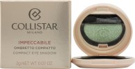 Collistar Impeccable Compact Eye Shadow 2g Refill - 330 Green Capri Frost