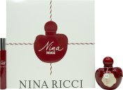 Nina Ricci Nina Rouge Gift Set 50ml EDT + 10ml Roll On EDT