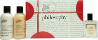 Philosophy Radiant Grace Gift Set 60ml EDP + 180ml Shower Gel + 180ml Body Lotion