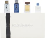 Dolce & Gabbana Miniatures Gift Set - K Pour Homme EDT - 5ml - K Pour Homme EDP - 5ml -The One Pour Homme EDT - 5ml - Light Blue Pour Homme EDT - 4.5ml