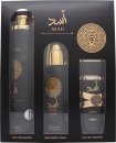 Lattafa Perfumes Asad Gift Set 100ml EDP + 200ml Perfume Spray + 300ml Air Freshener