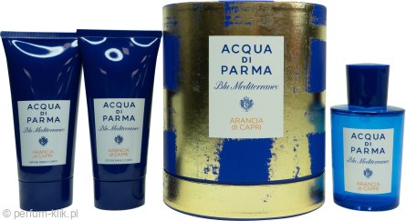 acqua di parma arancia di capri woda toaletowa 100 ml   zestaw 
