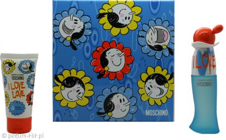 moschino cheap and chic - i love love woda toaletowa 30 ml   zestaw 