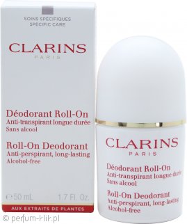 clarins roll-on deodorant anti-perspirant long-lasting antyperspirant w kulce 50 ml    