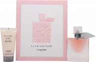 Click to view product details and reviews for Lancome la vie est belle gift set 30ml edp spray 50ml body lotion.