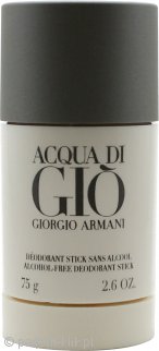 giorgio armani acqua di gio pour homme dezodorant w sztyfcie 75 g    