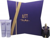 Click to view product details and reviews for Thierry mugler alien gift set 30ml edp 50ml body lotion 50ml shower gel.