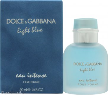 dolce & gabbana light blue pour homme eau intense woda perfumowana 50 ml    